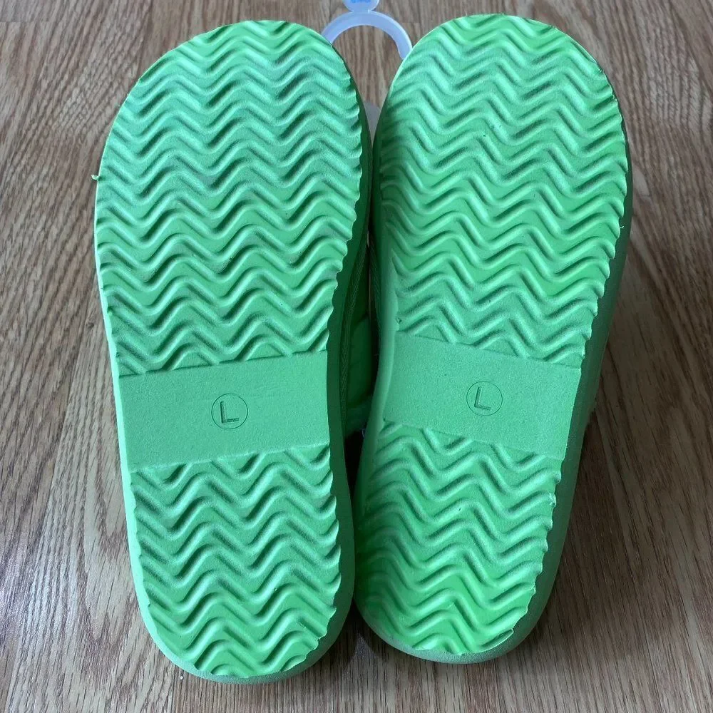 Wondershop Charlie Puffer Slide Slippers Lime Green